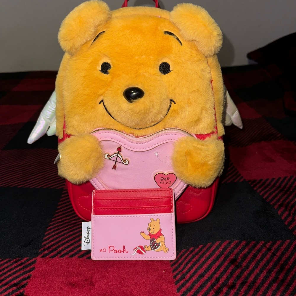 Her Universe Disney Winnie the Pooh Cupid Valentine mini backpack